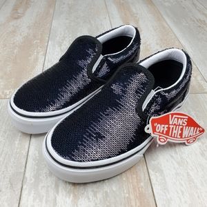 Vans Classic Slip On Micro Sequins Black
